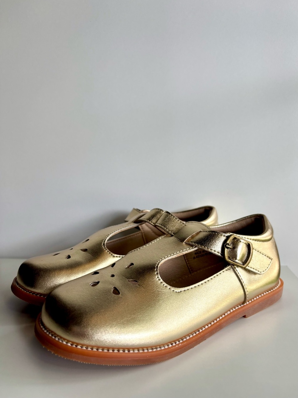 Felix & Flora Gold Metallic Mary Janes | Size 13 | NWOT